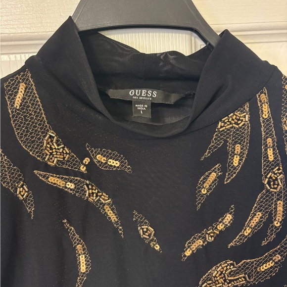 guess black and gold dress Guess Black Resin Dress Watch